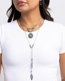 Free-Spirited Freestyle - Yellow Necklace - Paparazzi Accessories Necklace Bedazzle Me Pretty Mobile Fashion Boutique