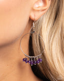 Free Your Soul - Purple Earrings - Paparazzi Accessories Earrings Bedazzle Me Pretty Mobile Fashion Boutique