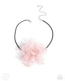 French Facade - Pink Necklace - Paparazzi Accessories Necklace Bedazzle Me Pretty Mobile Fashion Boutique