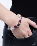 Frenetic Feeling - Purple Complete Look  - Paparazzi Accessories Bedazzle Me Pretty Mobile Fashion Boutique