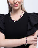 Frenetic Feeling - Purple Complete Look  - Paparazzi Accessories Bedazzle Me Pretty Mobile Fashion Boutique