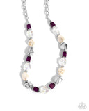 Frenetic Feeling - Purple Complete Look  - Paparazzi Accessories Bedazzle Me Pretty Mobile Fashion Boutique