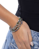 Fresh Fantasy - Multi Bracelet - Paparazzi Accessories Bracelet Bedazzle Me Pretty Mobile Fashion Boutique
