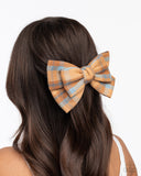 Friend Or BOW - Yellow Hair Clip - Paparazzi Accessories Hair Clip Bedazzle Me Pretty Mobile Fashion Boutique