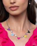 Friendly Fringe - Multi Complete Look  - Paparazzi Accessories Bedazzle Me Pretty Mobile Fashion Boutique