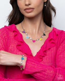 Friendly Fringe - Multi Complete Look  - Paparazzi Accessories Bedazzle Me Pretty Mobile Fashion Boutique