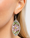 Gallant Garden - Multi Earrings - Paparazzi Accessories Earrings Bedazzle Me Pretty Mobile Fashion Boutique