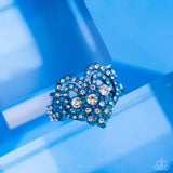 Gallant Glitter - Blue Ring - Paparazzi Accessories Ring Bedazzle Me Pretty Mobile Fashion Boutique