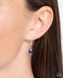 Gallery Glam - Blue Necklace - Paparazzi Accessories Necklace Bedazzle Me Pretty Mobile Fashion Boutique