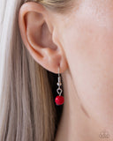 Garden Center - Red Necklace - Paparazzi Accessories Necklace Bedazzle Me Pretty Mobile Fashion Boutique