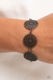 Garden Gate Glamour - Copper Bracelet - Paparazzi Accessories Bracelet Bedazzle Me Pretty Mobile Fashion Boutique