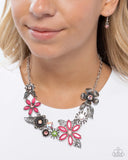 GARDEN My Sparkle - Pink Necklace - Paparazzi Accessories Necklace Bedazzle Me Pretty Mobile Fashion Boutique