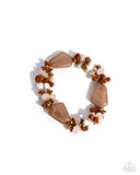 Garden Palette - Red Bracelet - Paparazzi Accessories Bracelet Bedazzle Me Pretty Mobile Fashion Boutique