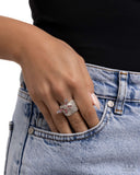 Gated Glide - Pink Ring - Paparazzi Accessories Ring Bedazzle Me Pretty Mobile Fashion Boutique