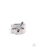 Gated Glide - Purple Ring - Paparazzi Accessories Ring Bedazzle Me Pretty Mobile Fashion Boutique