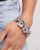 General Grandeur - Blue Bracelet - Paparazzi Accessories Bracelet Bedazzle Me Pretty Mobile Fashion Boutique