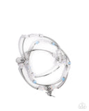 Generational Glitz - Blue Bracelet - Paparazzi Accessories Bracelet Bedazzle Me Pretty Mobile Fashion Boutique