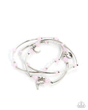 Generational Glitz - Pink Bracelet - Paparazzi Accessories Bracelet Bedazzle Me Pretty Mobile Fashion Boutique