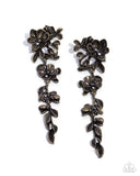 Generous Garden - Brass Post Earrings - Paparazzi Accessories Post Earrings Bedazzle Me Pretty Mobile Fashion Boutique