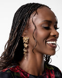 Generous Garden - Gold Post Earrings - Paparazzi Accessories Post Earrings Bedazzle Me Pretty Mobile Fashion Boutique
