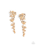 Generous Garden - Gold Post Earrings - Paparazzi Accessories Post Earrings Bedazzle Me Pretty Mobile Fashion Boutique