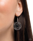 Gentle Glam - Black Necklace - Paparazzi Accessories Necklace Bedazzle Me Pretty Mobile Fashion Boutique