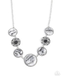 Gentle Glam - Black Necklace - Paparazzi Accessories Necklace Bedazzle Me Pretty Mobile Fashion Boutique