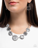 Gentle Glam - Black Necklace - Paparazzi Accessories Necklace Bedazzle Me Pretty Mobile Fashion Boutique