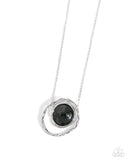 Gentle Glitter - Green Necklace - Paparazzi Accessories Necklace Bedazzle Me Pretty Mobile Fashion Boutique