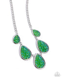 Geode Gamut - Multi Necklace - Paparazzi Accessories Necklace Bedazzle Me Pretty Mobile Fashion Boutique