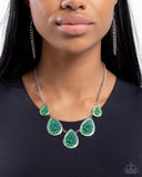 Geode Gamut - Multi Necklace - Paparazzi Accessories Necklace Bedazzle Me Pretty Mobile Fashion Boutique