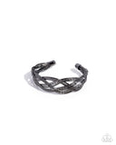 Get Your Wires Crossed - Black Bracelet - Paparazzi Accessories Bracelet Bedazzle Me Pretty Mobile Fashion Boutique