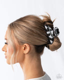 Ghostly Greeting - Black Hair Clip - Paparazzi Accessories Hair Clip Bedazzle Me Pretty Mobile Fashion Boutique