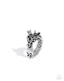 Giraffe Glam - Black Ring - Paparazzi Accessories Ring Bedazzle Me Pretty Mobile Fashion Boutique