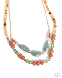 Girls Day - Green Necklace - Paparazzi Accessories Necklace Bedazzle Me Pretty Mobile Fashion Boutique