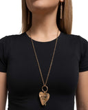 Give More Affection - Yellow Necklace - Paparazzi Accessories Necklace Bedazzle Me Pretty Mobile Fashion Boutique