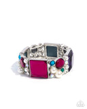 Glam to the Max - Multi Bracelet - Paparazzi Accessories Bracelet Bedazzle Me Pretty Mobile Fashion Boutique