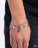 Glass Half Full Haute - Multi Bracelet - Paparazzi Accessories Bracelet Bedazzle Me Pretty Mobile Fashion Boutique