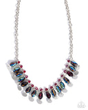 Glimpse of Glitz - Red Necklace - Paparazzi Accessories Necklace Bedazzle Me Pretty Mobile Fashion Boutique