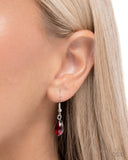 Glimpse of Glitz - Red Necklace - Paparazzi Accessories Necklace Bedazzle Me Pretty Mobile Fashion Boutique
