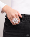 Glitter in the Air - Pink Ring - Paparazzi Accessories Ring Bedazzle Me Pretty Mobile Fashion Boutique