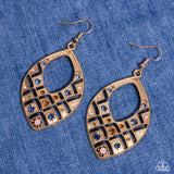 Glittery Gaze - Multi Earrings - Paparazzi Accessories Earrings Bedazzle Me Pretty Mobile Fashion Boutique