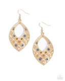 Glittery Gaze - Multi Earrings - Paparazzi Accessories Earrings Bedazzle Me Pretty Mobile Fashion Boutique