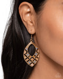 Glittery Gaze - Multi Earrings - Paparazzi Accessories Earrings Bedazzle Me Pretty Mobile Fashion Boutique