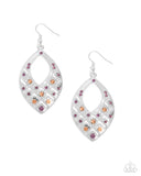 Glittery Gaze - Purple Earrings - Paparazzi Accessories Earrings Bedazzle Me Pretty Mobile Fashion Boutique