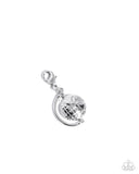 Global Glory - Silver Bracelet Charm - Paparazzi Accessories Bracelet Bedazzle Me Pretty Mobile Fashion Boutique