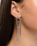 Good Luck Babe! - Black Post Earrings - Paparazzi Accessories Post Earrings Bedazzle Me Pretty Mobile Fashion Boutique