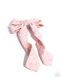 Good to BOW - Pink Hair Clip - Paparazzi Accessories Hair Clip Bedazzle Me Pretty Mobile Fashion Boutique
