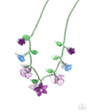 Gourmet Garden - Purple Necklace - Paparazzi Accessories Necklace Bedazzle Me Pretty Mobile Fashion Boutique