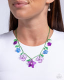 Gourmet Garden - Purple Necklace - Paparazzi Accessories Necklace Bedazzle Me Pretty Mobile Fashion Boutique